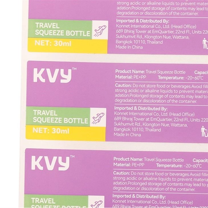 Travel Bottle Labels suppliers